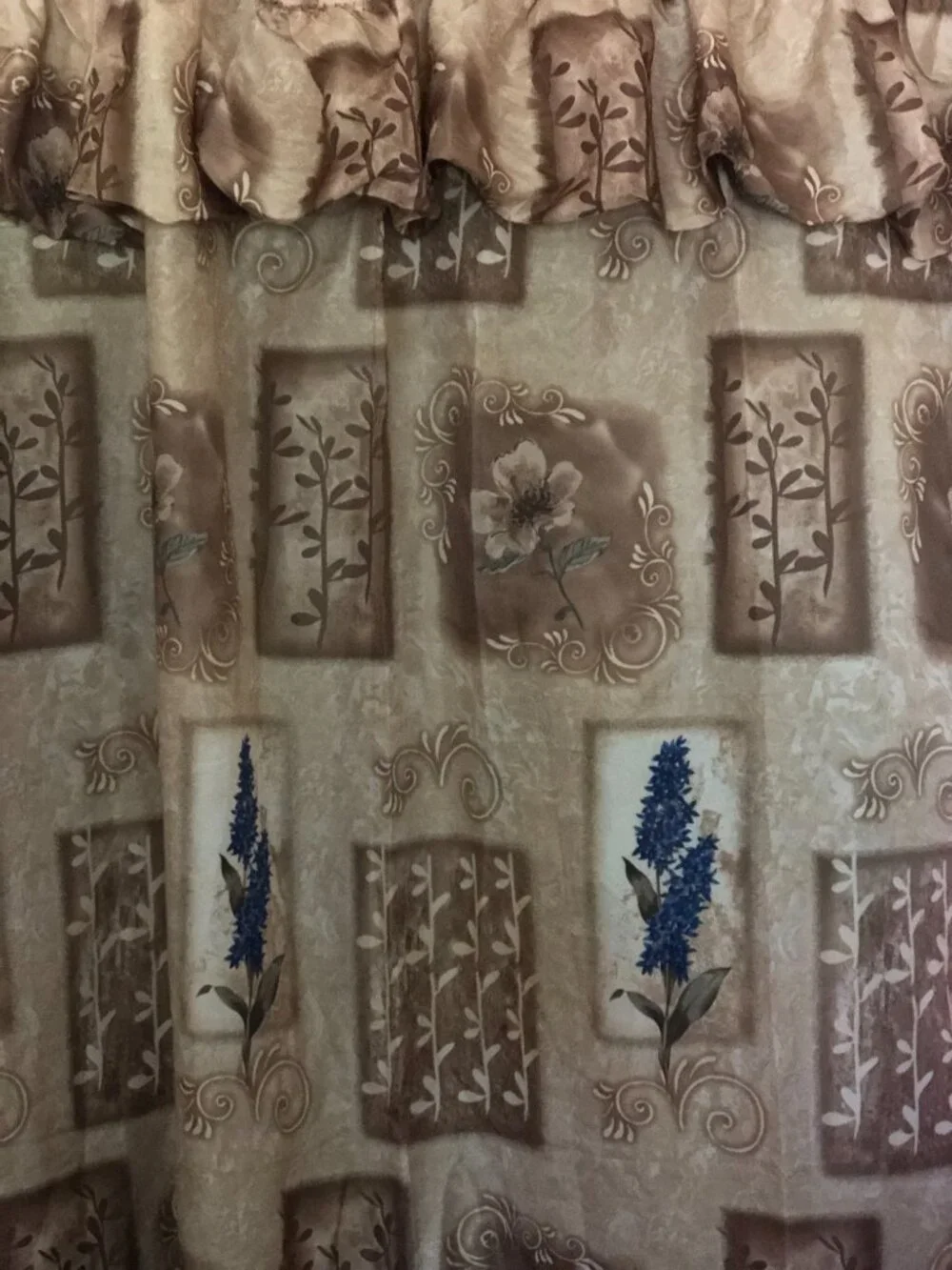 Country style home Beige decorative Shower Curtain